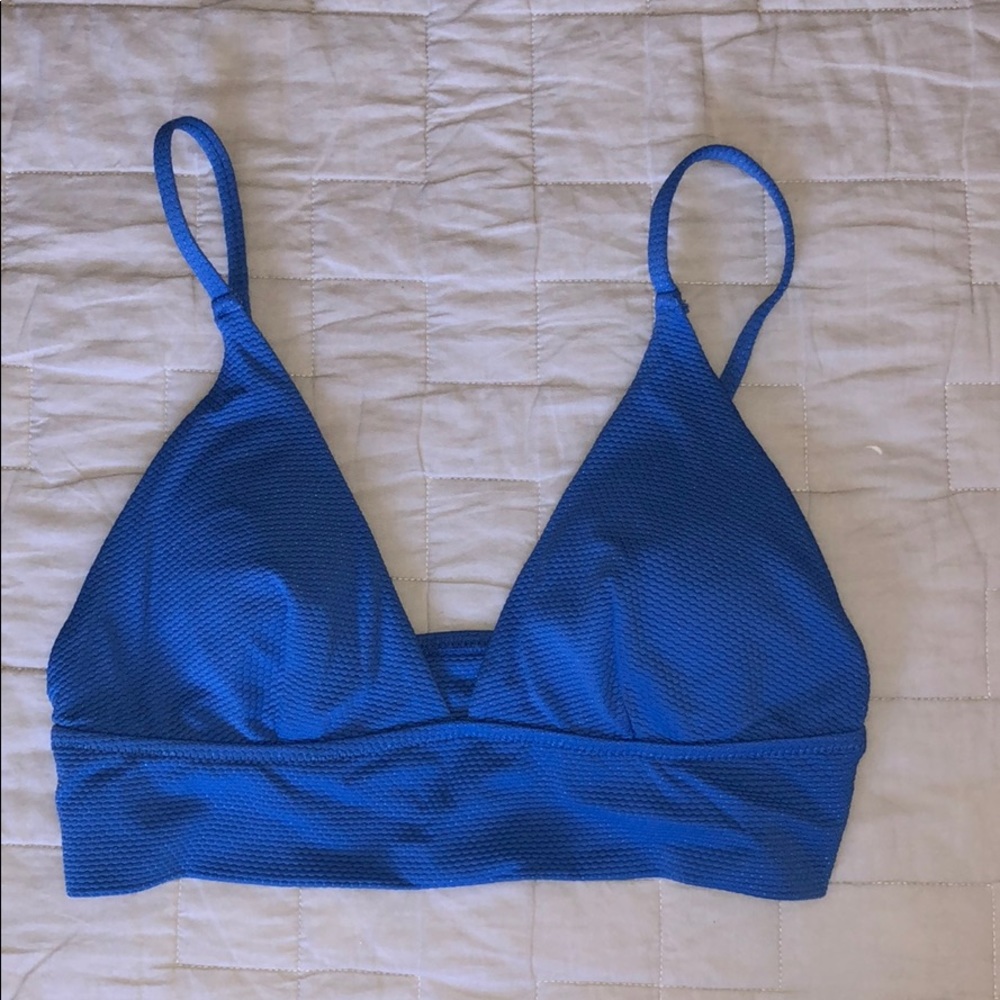 Aerie Plunge long line triangle bikini top